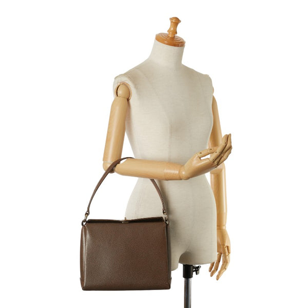 グッチ ワンショルダーバッグ ハンドバッグ カーキグリーン レザー レディース GUCCI 【中古】