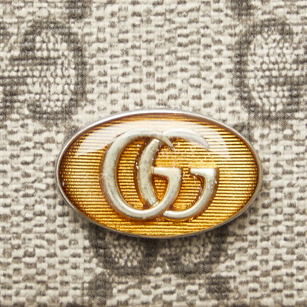 グッチ GGスプリーム バンパー  iphone12/12Pro用ケース 668406 ベージュ PVC レディース GUCCI 【中古】