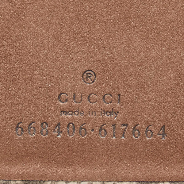 グッチ GGスプリーム バンパー  iphone12/12Pro用ケース 668406 ベージュ PVC レディース GUCCI 【中古】