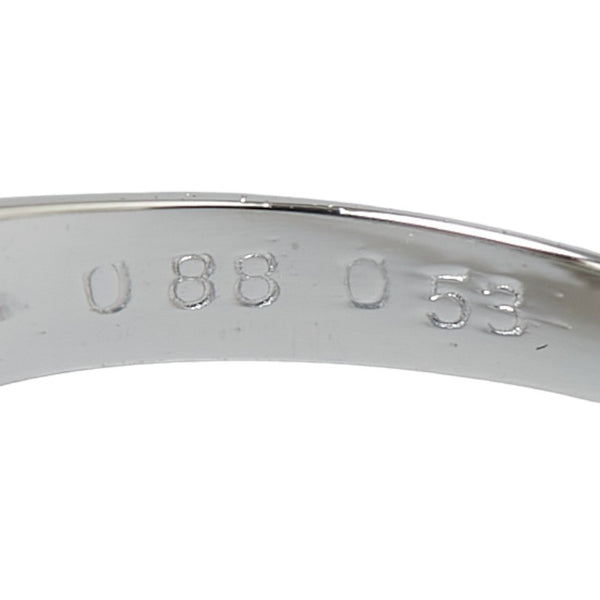 Pt900 プラチナ エメラルド0.88ct ダイヤ0.53ct リング 指輪 レディース 13.5号 【中古】