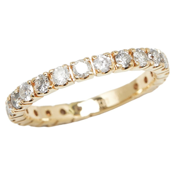 K18YG イエローゴールド ダイヤ1.00ct リング 指輪 レディース 13号 【中古】