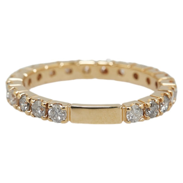 K18YG イエローゴールド ダイヤ1.00ct リング 指輪 レディース 13号 【中古】