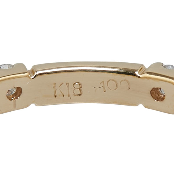 K18YG イエローゴールド ダイヤ1.00ct リング 指輪 レディース 13号 【中古】