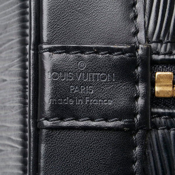 ルイ ヴィトン エピ アルマPM ハンドバッグ M40302 ノワール ブラック レザー レディース LOUIS VUITTON 【中古】