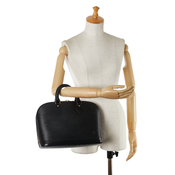 ルイ ヴィトン エピ アルマPM ハンドバッグ M40302 ノワール ブラック レザー レディース LOUIS VUITTON 【中古】