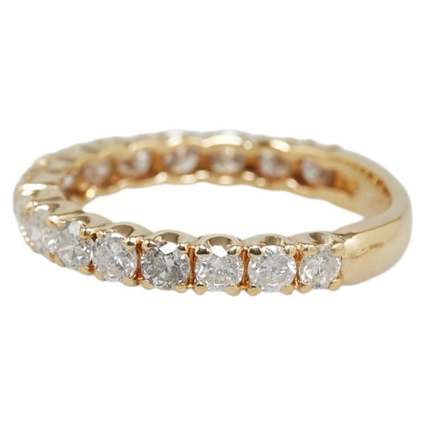 K18YG イエローゴールド ダイヤ1.00ct リング 指輪 レディース 11号 【中古】