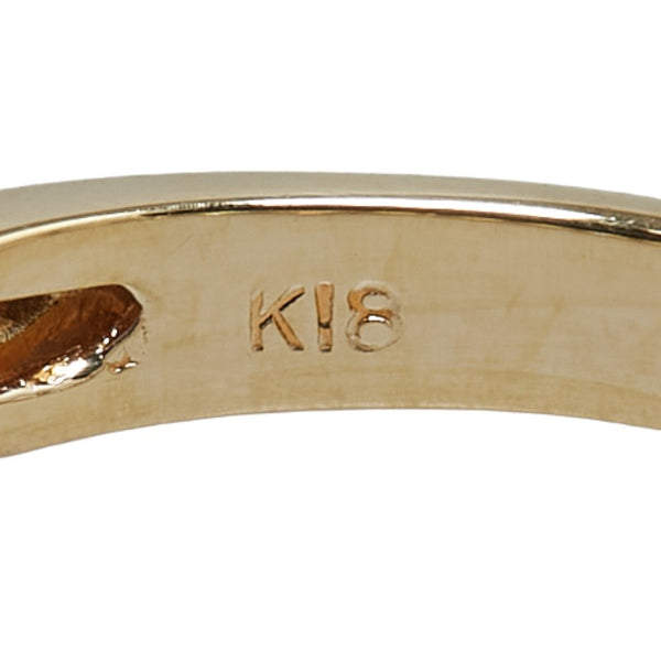 K18YG イエローゴールド ダイヤ1.00ct リング 指輪 レディース 11号 【中古】