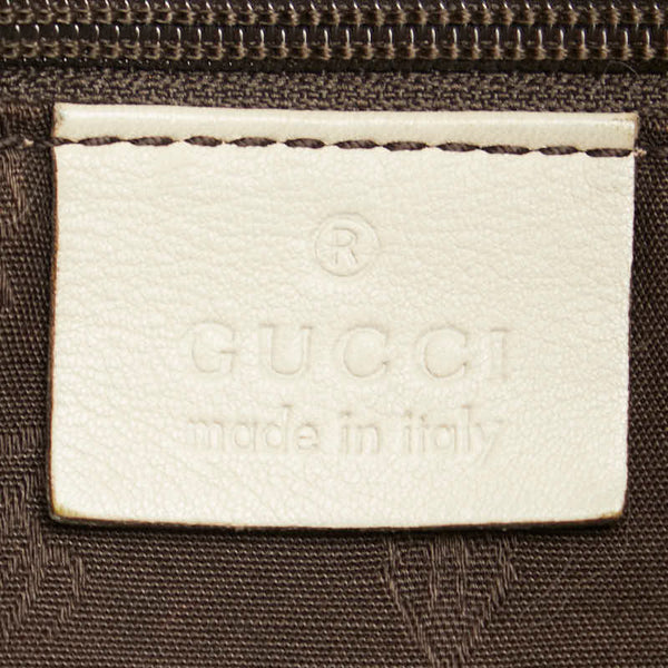 グッチ グッチシマ スーキー ワンショルダーバッグ ハンドバッグ 232955 ホワイト レザー レディース GUCCI 【中古】