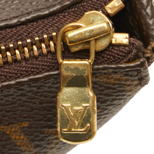ルイ ヴィトン モノグラム ポシェット アクセソワール ハンドバッグ ポーチ M51980 ブラウン PVC レザー レディース LOUIS VUITTON 【中古】