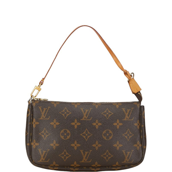 ルイ ヴィトン モノグラム ポシェット アクセソワール ショルダーバッグ M51980 ブラウン PVC レザー レディース LOUIS VUITTON 【中古】