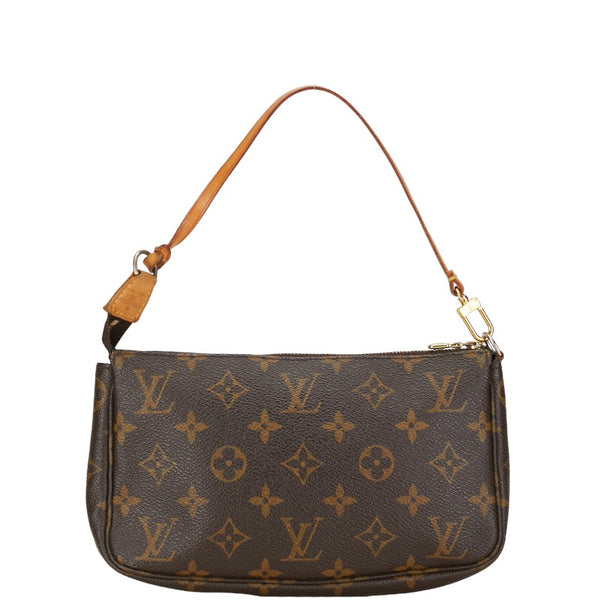 ルイ ヴィトン モノグラム ポシェット アクセソワール ショルダーバッグ M51980 ブラウン PVC レザー レディース LOUIS VUITTON 【中古】