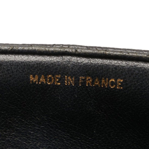 シャネル マトラッセ ダイアナ31 ハンドバッグ ブラック キャビアスキン レディース CHANEL 【中古】