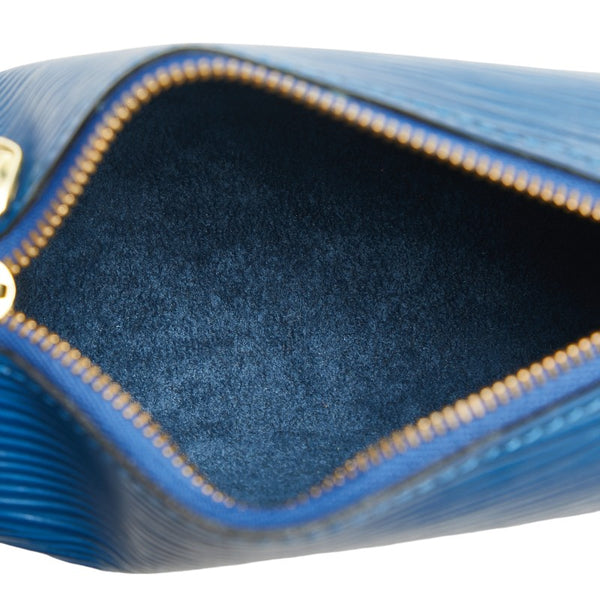 ルイ ヴィトン エピ スフロ ハンドバッグ M52225 トレドブルー レザー レディース LOUIS VUITTON 【中古】
