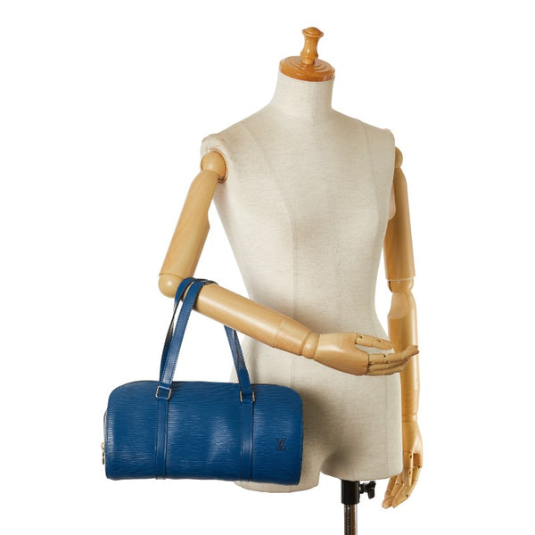 ルイ ヴィトン エピ スフロ ハンドバッグ M52225 トレドブルー レザー レディース LOUIS VUITTON 【中古】