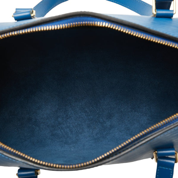 ルイ ヴィトン エピ スフロ ハンドバッグ M52225 トレドブルー レザー レディース LOUIS VUITTON 【中古】
