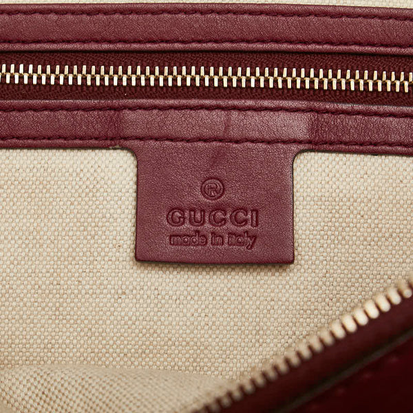 グッチ グッチシマ メイフィア ハンドバッグ ショルダーバッグ2WAY 269894 レッド レザー レディース GUCCI 【中古】