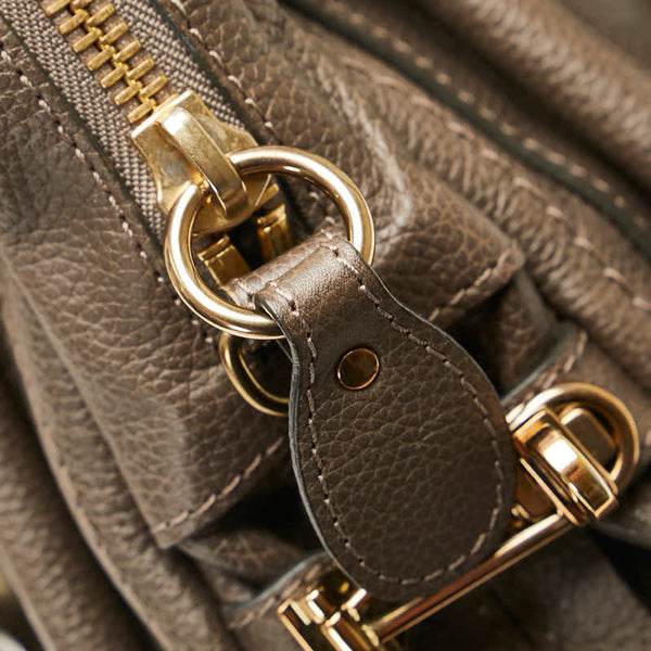 クロエ パラティ ハンドバッグ ショルダーバッグ 2WAY 8HS891-043 ブラウン レザー レディース Chloe 【中古】