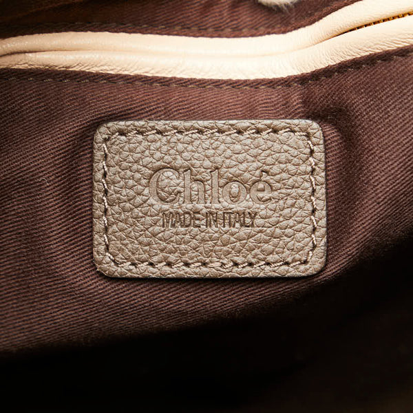 クロエ パラティ ハンドバッグ ショルダーバッグ 2WAY 8HS891-043 ブラウン レザー レディース Chloe 【中古】