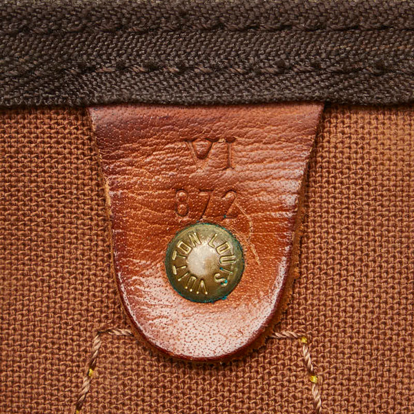 ルイ ヴィトン モノグラム スピーディ30 ハンドバッグ M41526 ブラウン PVC レザー レディース LOUIS VUITTON 【中古】