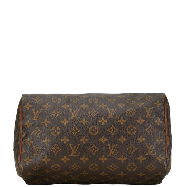 ルイ ヴィトン モノグラム スピーディ30 ハンドバッグ M41526 ブラウン PVC レザー レディース LOUIS VUITTON 【中古】