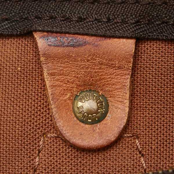 ルイ ヴィトン モノグラム スピーディ30 ハンドバッグ M41526 ブラウン PVC レザー レディース LOUIS VUITTON 【中古】