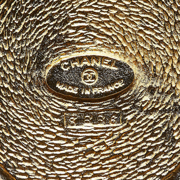 シャネル カンボン メダル ネックレス ゴールド メッキ レディース CHANEL 【中古】