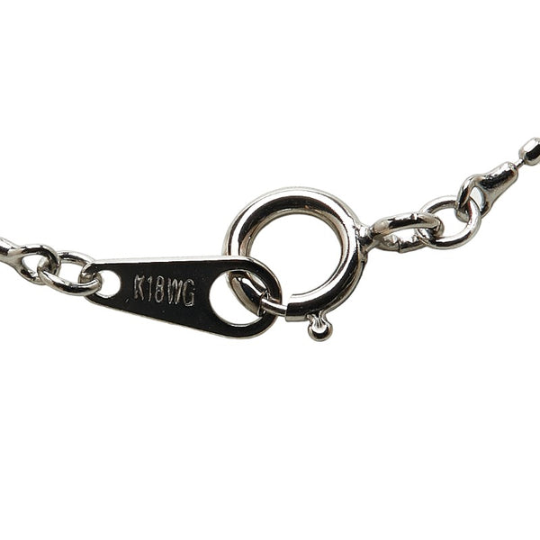 ホースシュー ネックレス K18WG ホワイトゴールド レディース 【中古】