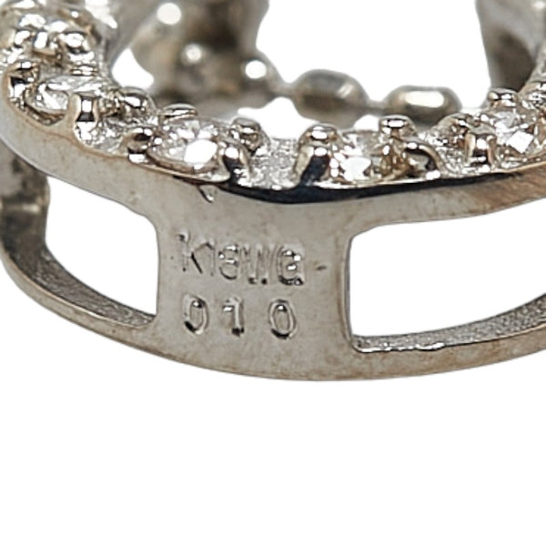 ホースシュー ネックレス K18WG ホワイトゴールド レディース 【中古】