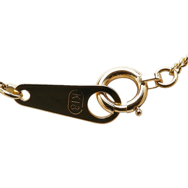 ネックレス K18YG イエローゴールド プラチナ コンビ レディース 【中古】