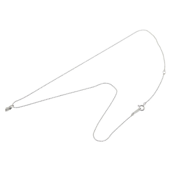 Pt900 プラチナ Pt850 プラチナ ダイヤ0.15ct ネックレス レディース 【中古】