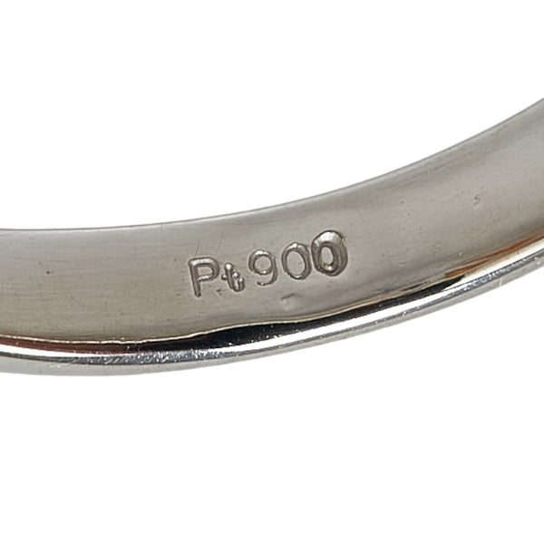 Pt900 プラチナ パール11mm ダイヤ0.16ct リング 指輪 レディース 16号 【中古】