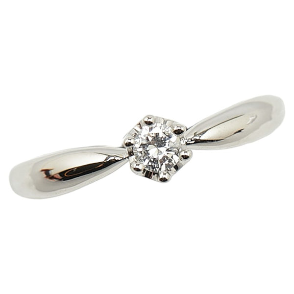 コムサ デ モード Pt900 プラチナ ダイヤ0.11ct シャリテ リング 指輪 #48 レディース COMME CA DU MODE 8号 【中古】