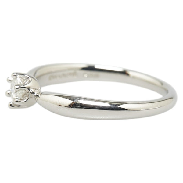 コムサ デ モード Pt900 プラチナ ダイヤ0.11ct シャリテ リング 指輪 #48 レディース COMME CA DU MODE 8号 【中古】