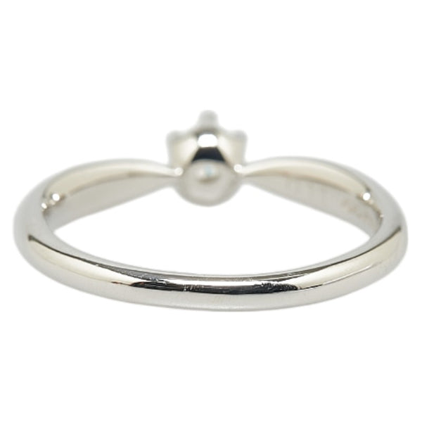 コムサ デ モード Pt900 プラチナ ダイヤ0.11ct シャリテ リング 指輪 #48 レディース COMME CA DU MODE 8号 【中古】