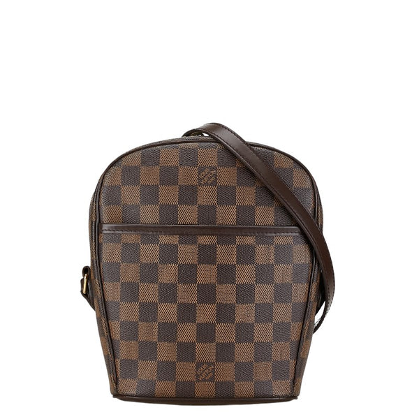 ルイ ヴィトン ダミエ イパネマPM 斜め掛け ショルダーバッグ  N51294 ブラウン PVC レザー レディース LOUIS VUITTON 【中古】