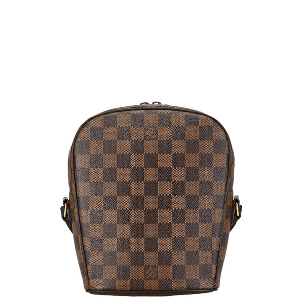 ルイ ヴィトン ダミエ イパネマPM 斜め掛け ショルダーバッグ  N51294 ブラウン PVC レザー レディース LOUIS VUITTON 【中古】