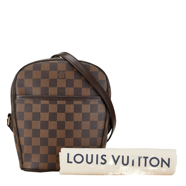 ルイ ヴィトン ダミエ イパネマPM 斜め掛け ショルダーバッグ  N51294 ブラウン PVC レザー レディース LOUIS VUITTON 【中古】