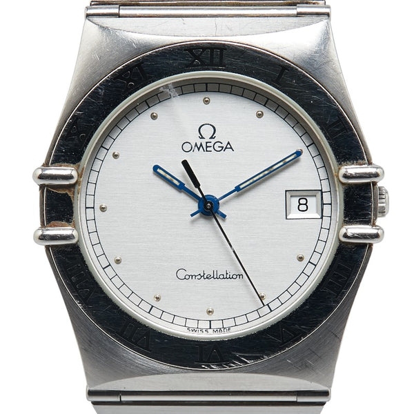 オメガ コンステレーション 腕時計 クオーツ シルバー文字盤 ステンレススチール メンズ OMEGA 【中古】