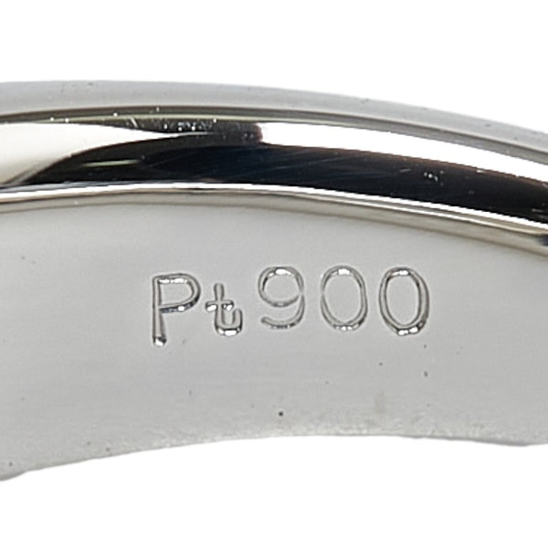 Pt900 プラチナ サファイア1.73ct 一文字 リング 指輪 レディース 11.5号 【中古】