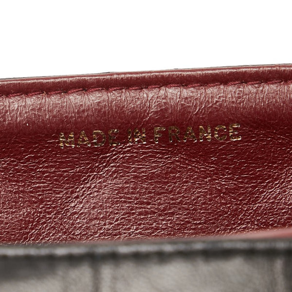シャネル マトラッセ23 ココマーク シングルフラップ チェーン ショルダーバッグ ブラック ラムスキン レディース CHANEL 【中古】