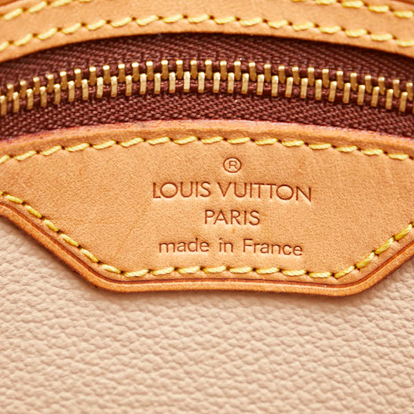 ルイ ヴィトン モノグラム プチ バケットPM トートバッグ ショルダーバッグ M42238 ブラウン PVC レザー レディース LOUIS VUITTON 【中古】