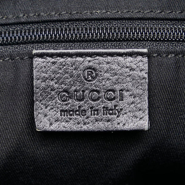 グッチ アビー ショルダーバッグ トートバッグ 141472 ブラック レザー レザー レディース GUCCI 【中古】