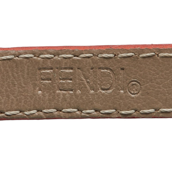 フェンディ カメレオン チェンジベルト8色 腕時計 640L クオーツ ホワイト文字盤 メッキ レザー レディース FENDI 【中古】