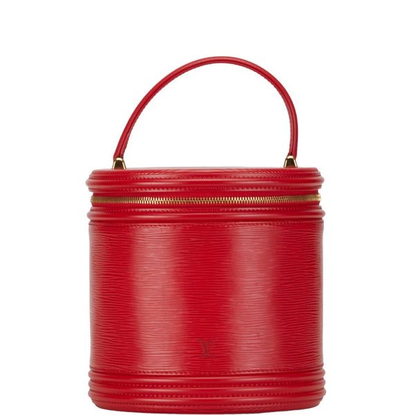 ルイ ヴィトン エピ カンヌ ハンドバッグ バニティバッグ M48037 カスティリアンレッド レザー レディース LOUIS VUITTON 【中古】