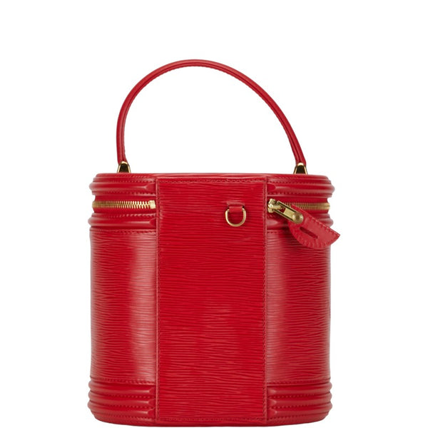 ルイ ヴィトン エピ カンヌ ハンドバッグ バニティバッグ M48037 カスティリアンレッド レザー レディース LOUIS VUITTON 【中古】