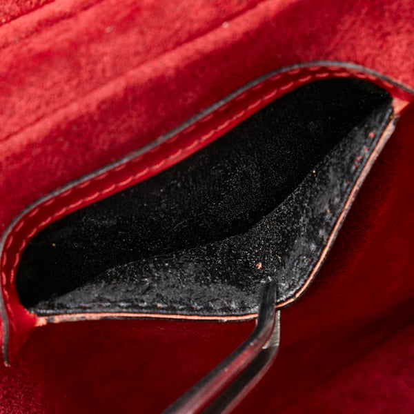 ルイ ヴィトン エピ カンヌ ハンドバッグ バニティバッグ M48037 カスティリアンレッド レザー レディース LOUIS VUITTON 【中古】