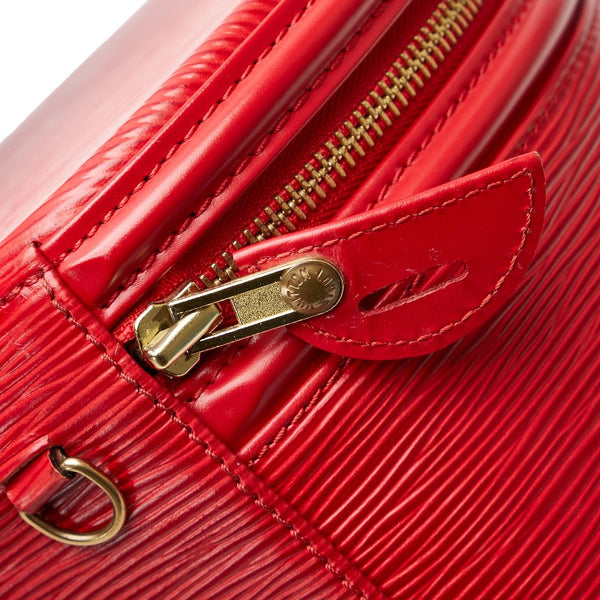 ルイ ヴィトン エピ カンヌ ハンドバッグ バニティバッグ M48037 カスティリアンレッド レザー レディース LOUIS VUITTON 【中古】