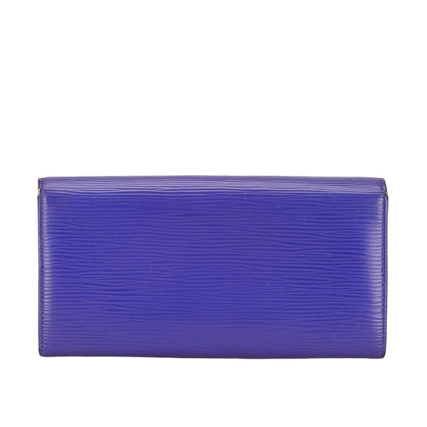 ルイ ヴィトン エピ ポルトフォイユサラ 長財布 M6031G フィグ パープル レザー レディース LOUIS VUITTON 【中古】