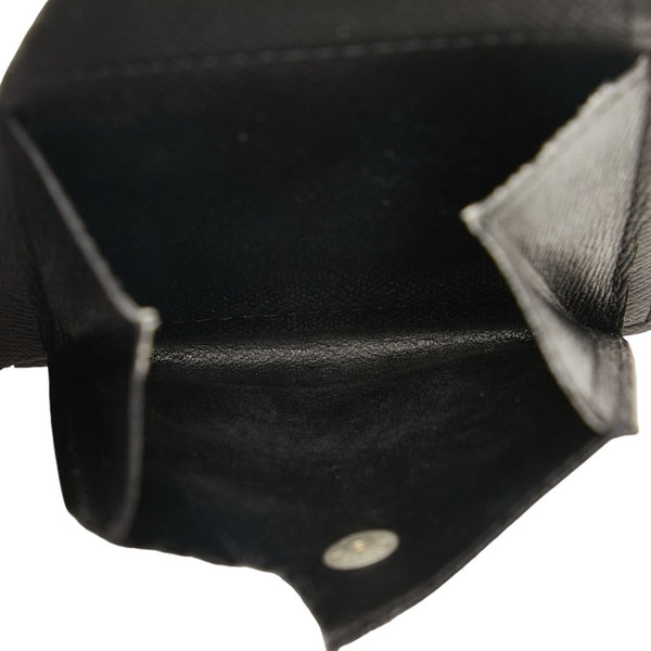 ルイ ヴィトン ダミエ グラフィット ポルトフォイユ マルコ 二つ折り財布 N62664 ブラック PVC レザー レディース LOUIS VUITTON 【中古】