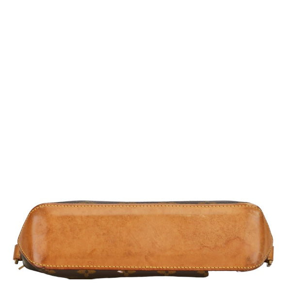 ルイ ヴィトン モノグラム トロター 斜め掛け ショルダーバッグ  M51240 ブラウン PVC レザー レディース LOUIS VUITTON 【中古】